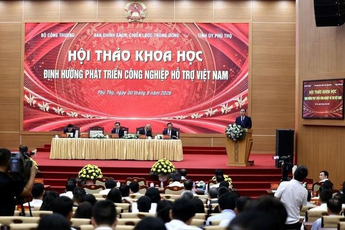 Phó Thủ tướng Thường trực Phạm Gia Túc phát biểu kết luận Hội thảo "Định hướng phát triển công nghiệp hỗ trợ Việt Nam" - Ảnh: chinhphu.vn