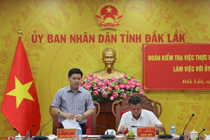  Đại tá Ngô Xuân Phú kết luận buổi làm việc. 