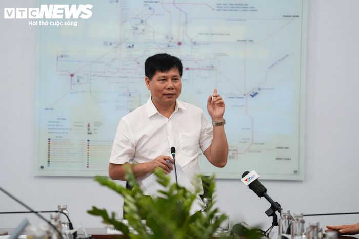 Ông Phan Công Bằng, Trưởng BQL đường sắt đô thị TP.HCM. (Ảnh: Lương Ý)