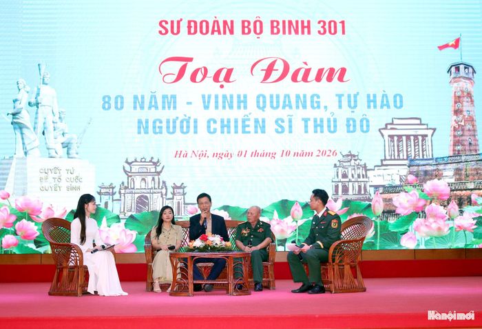 Khách mời giao lưu tại tọa đàm. Ảnh: MT