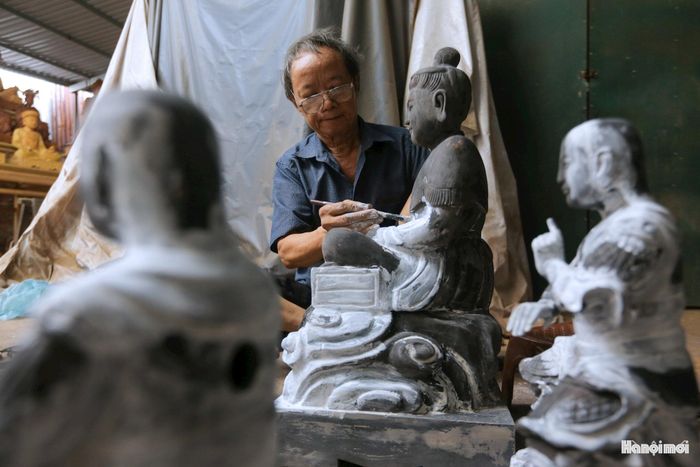 Bàn tay tài hoa của người thợ Sơn Đồng đã góp phần trùng tu, tôn tạo và tạo tác nên hàng nghìn sản phẩm thờ phụng tại các di tích lịch sử - văn hóa danh tiếng khắp đất nước như Văn Miếu - Quốc Tử Giám, đền Ngọc Sơn, đền Quán Thánh, chùa Một Cột, chùa Trấn Quốc (Hà Nội), chùa Bái Đính (Ninh Bình), chùa Phật Tích (Bắc Ninh)...