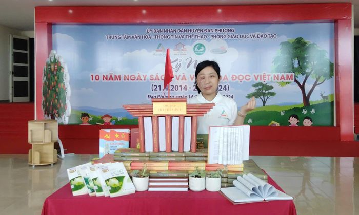 Chị Nguyễn Thị Thanh Nhàn luôn tích cực tham gia các hoạt động cộng đồng. Ảnh: Nhân vật cung cấp