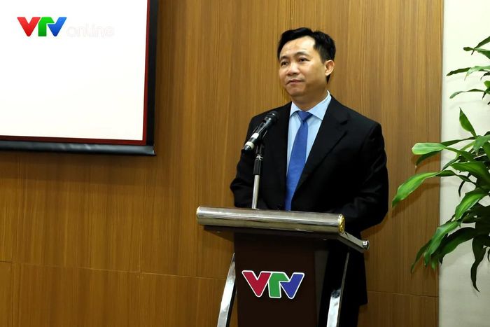 Đồng chí Đỗ Thanh Hải, nguyên Phó Tổng Giám đốc Thường trực Đài THVN phát biểu. Ảnh: Đức Long