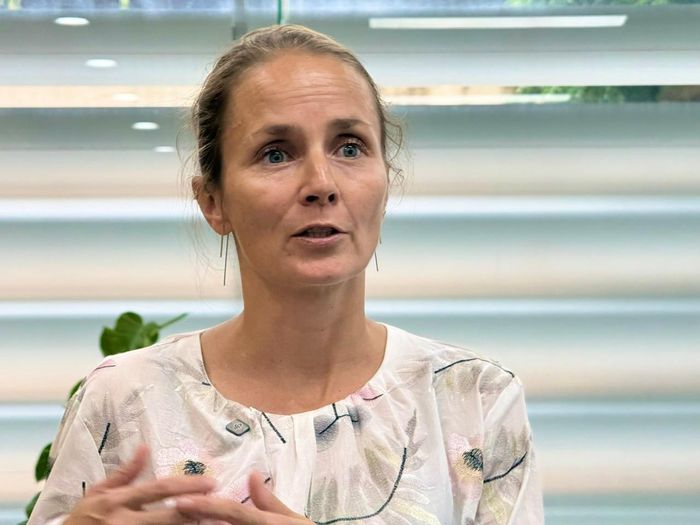 Bà Nethe Veje Laursen, Tham tán Năng lượng và Khí hậu, Đại sứ quán Đan Mạch tại Việt Nam. Ảnh: Kiều Thoan Thu