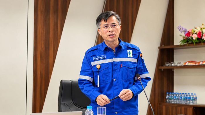 Ông Lê Nguyễn Quốc Vinh, Giám đốc Nhà máy Lọc hóa dầu Nghi Sơn. Ảnh: Thanh Hiền