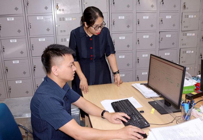 Việc chuẩn hóa dữ liệu đảng viên có ý nghĩa trọng trong xây dựng cơ sở dữ liệu đảng viên đồng bộ, thống nhất, có giá trị sử dụng lâu dài. Ảnh: MT