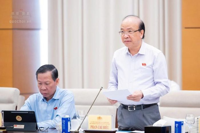 Chủ nhiệm Ủy ban Pháp luật và Tư pháp của Quốc hội Phan Chí Hiếu. Ảnh: Media Quốc hội