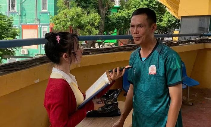 Cựu danh thủ Lưu Thanh Châu chia sẻ với PV An ninh Thủ đô.