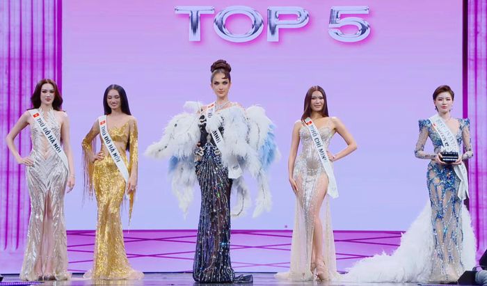  Top 5 chung cuộc của Miss Universe Vietnam 2026. 