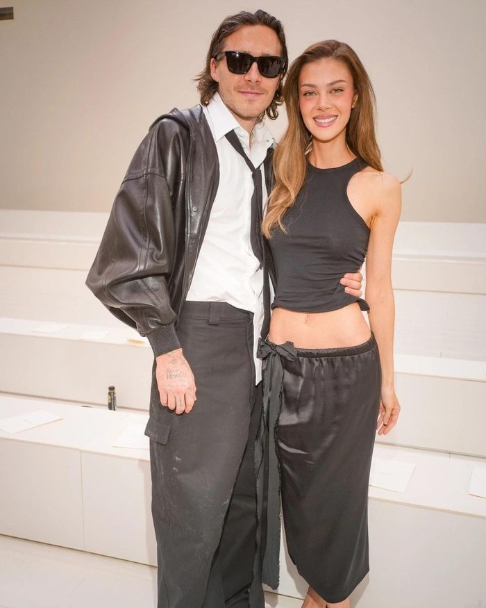  Brooklyn và vợ Nicola Peltz vẫn có mặt tại Paris trong cùng thời điểm. Ảnh: Hellomag. 