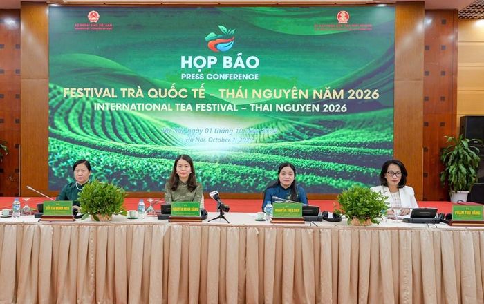 Họp báo thông tin về sự kiện Festival Trà Quốc tế - Thái Nguyên 2026 diễn ra tại Hà Nội