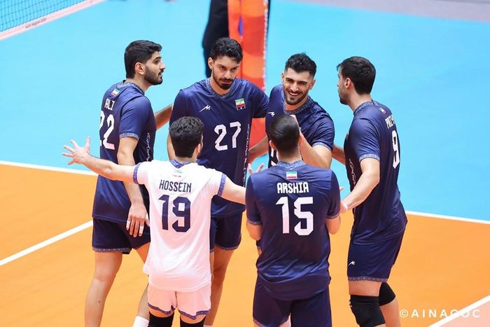 Đội tuyển Iran bảo vệ thành công tấm HCV ASIAD sau khi vượt qua Nhật Bản trong trận chung kết. Ảnh: AVC