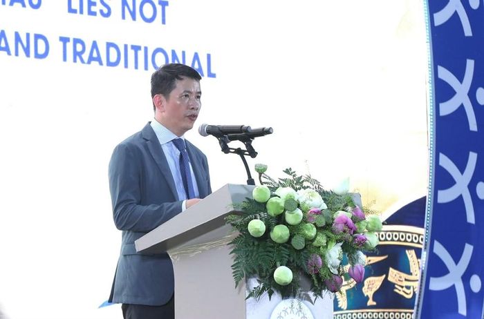 Giám đốc Sở VHTTDL TP. Hà Nội Phạm Tuấn Long phát biểu tại chương trình
