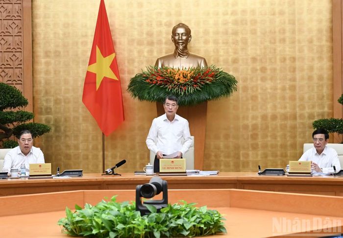 Thủ tướng Chính phủ Lê Minh Hưng phát biểu chỉ đạo tại Phiên họp Chính phủ thường kỳ tháng 9/2026.