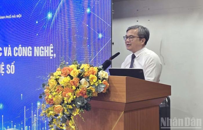 Phó Chủ tịch Ủy ban nhân dân Thành phố Hà Nội Trương Việt Dũng. (Ảnh: AN NGUYÊN)