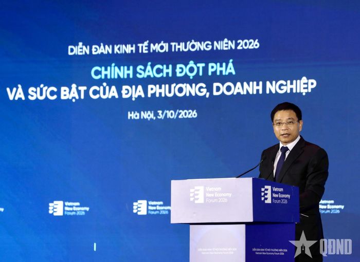 Phó thủ tướng Chính phủ Nguyễn Văn Thắng phát biểu tại hội nghị. 