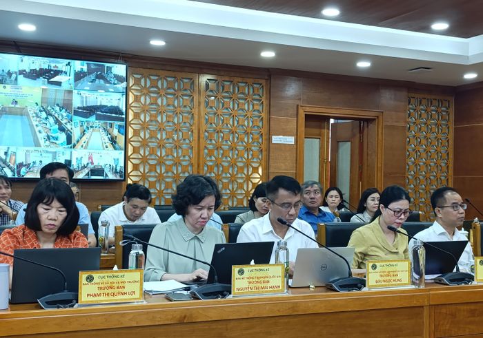 Các đại biểu dự buổi họp báo. Ảnh: LƯU THỦY