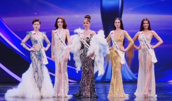  Top 5 Miss Universe Vietnam 2026. Ảnh: BTC 