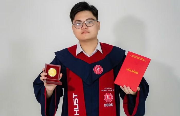 Dương Ngọc Thắng – thủ khoa đầu ra Khoa học và Công nghệ giáo dục, ĐH Bách khoa Hà Nội.