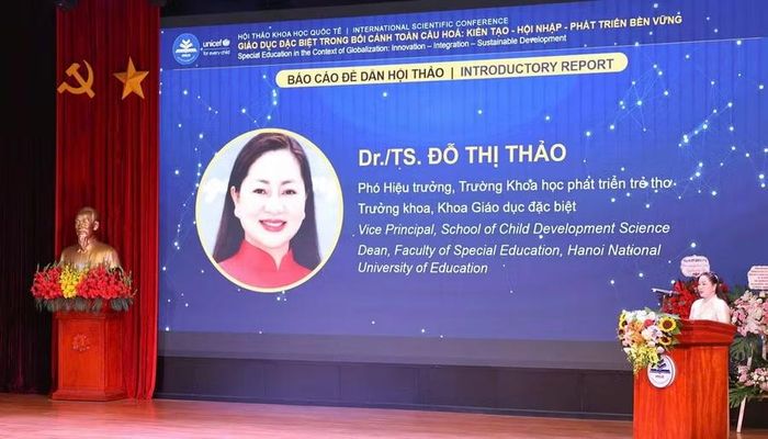 TS Đỗ Thị Thảo: cần chuyển từ bảo đảm trẻ em khuyết tật “có mặt” sang thực sự “tham gia” vào hoạt động giáo dục và đời sống học đường.