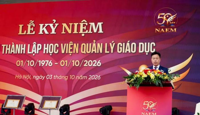 Thứ trưởng Lê Quân phát biểu tại Lễ kỷ niệm.