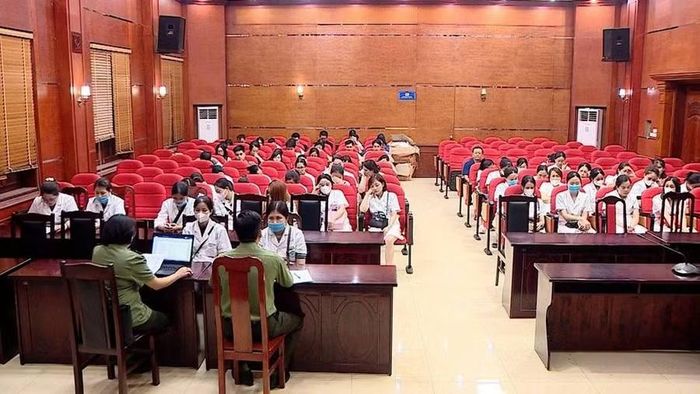 Cơ quan An ninh điều tra làm việc với các đối tượng.