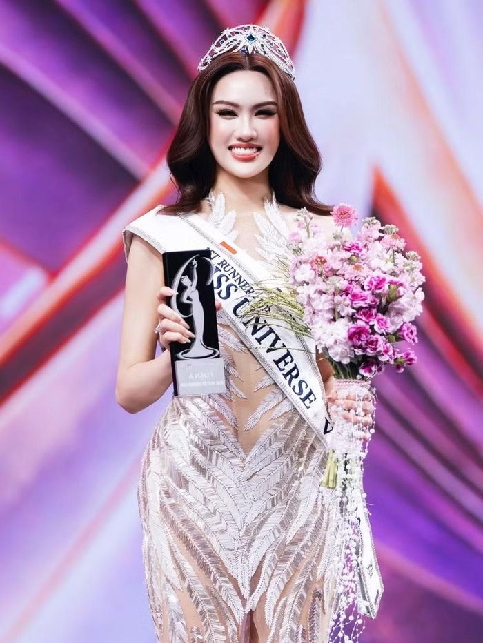Tối 2/10, Trịnh Mỹ Anh giành ngôi Á hậu 1 Miss Universe Vietnam 2026. Ảnh: BTC