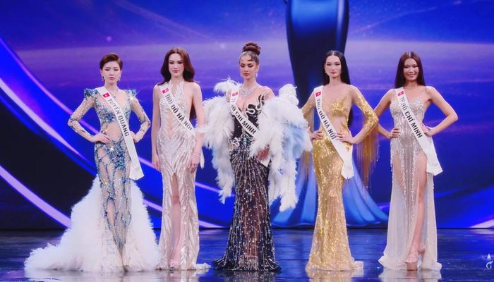 Top 5 của Miss Universe Vietnam 2026.