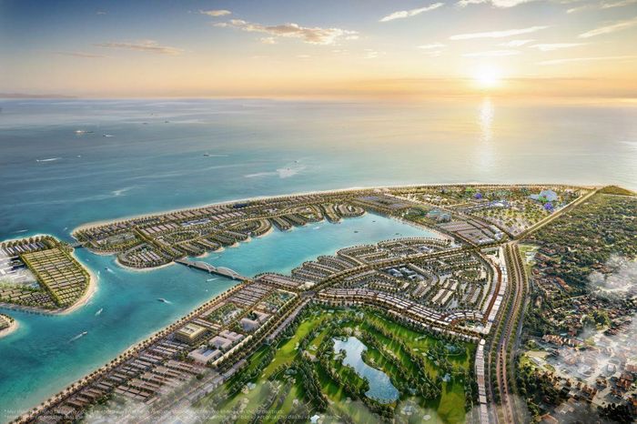 Vinhomes Green Paradise với tầm nhìn hướng biển. Ảnh phối cảnh