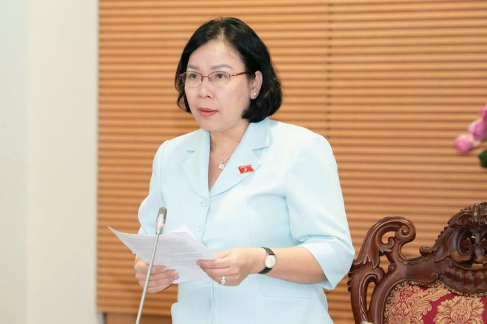 Phó chủ nhiệm Ủy ban Văn hóa và Xã hội Trần Thị Thanh Lam. Ảnh: Media QH