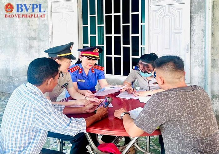 Hình ảnh tại buổi kiểm sát.