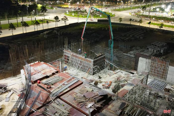 Tiến độ Dự án đầu tư xây dựng bảo tàng Hà Tĩnh cơ bản đáp ứng hợp đồng.