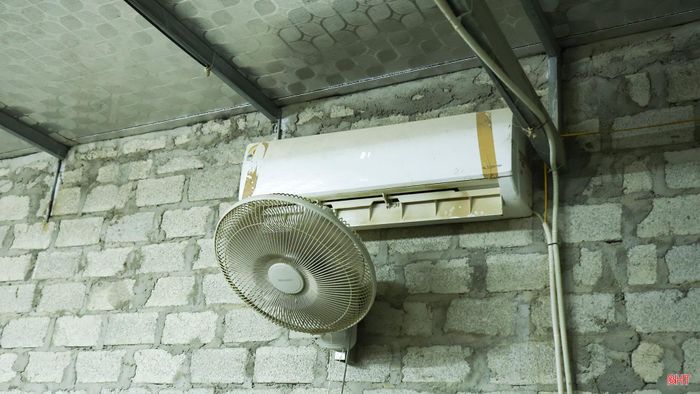 Trong những ngày thời tiết oi nóng, tôi sử dụng điều hòa, quạt và hệ thống phun sương để duy trì môi trường ổn định cho đàn.