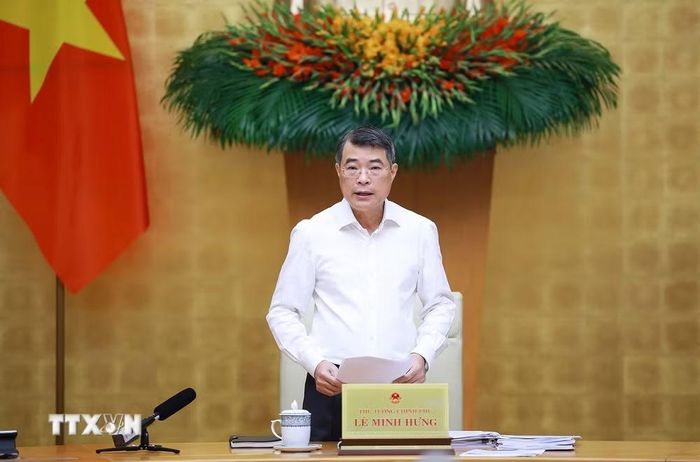 Thủ tướng Lê Minh Hưng chủ trì Phiên họp Chính phủ thường kỳ tháng 9 năm 2026 và Hội nghị trực tuyến Chính phủ với địa phương. (Ảnh: Dương Giang/TTXVN)