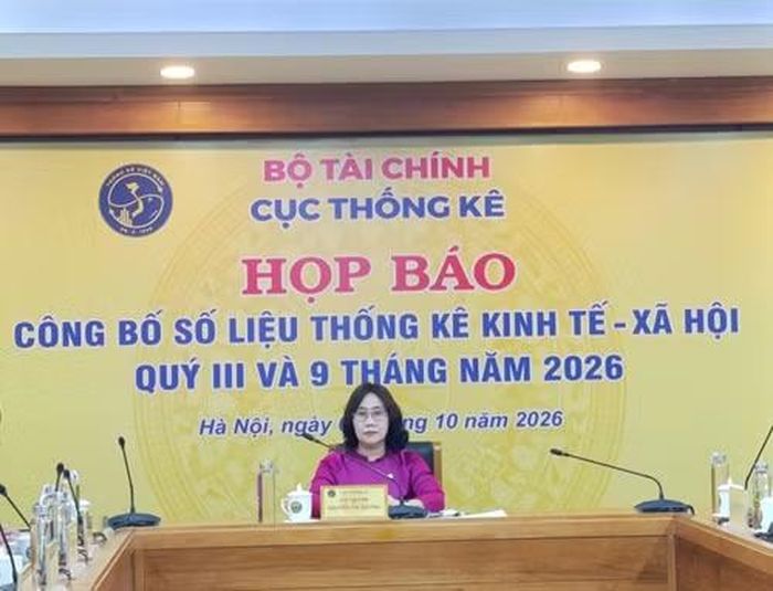 Bà Nguyễn Thị Hương cho biết quá trình cập nhật đầy đủ hơn về kết quả sản xuất thực tế đã làm thay đổi một số chỉ tiêu. (Ảnh: Vietnam+)