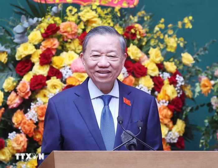 Tổng Bí thư, Chủ tịch nước Tô Lâm phát biểu chỉ đạo. (Ảnh: Thống Nhất/TTXVN)
