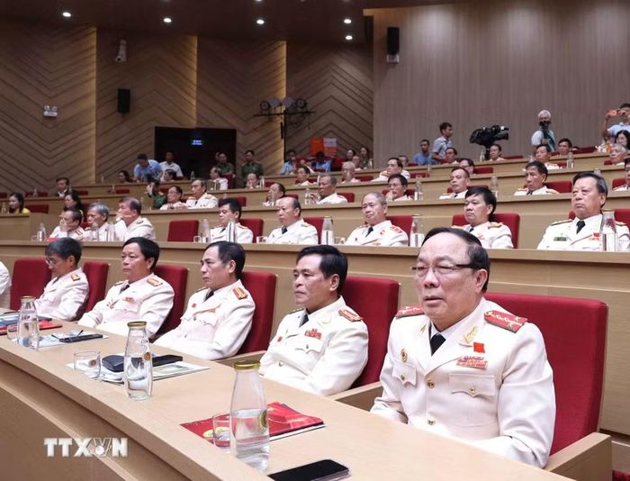 Các đại biểu tham dự Đại hội toàn quốc lần thứ II Hội Cựu Công an nhân dân Việt Nam. (Ảnh: Thống Nhất/TTXVN)