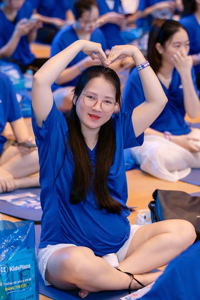 Những người mẹ hạnh phúc khi mang thai. (Ảnh: PV/Vietnam+)