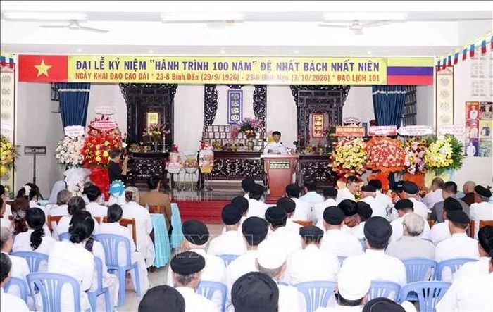 Lễ kỷ niệm “Hành trình 100 năm Ngày thành lập Đại đạo Tam kỳ Phổ độ”.