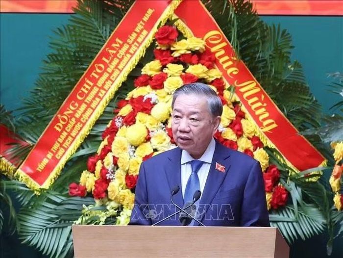 Tổng Bí thư, Chủ tịch nước Tô Lâm phát biểu chỉ đạo. Ảnh: Thống Nhất/TTXVN