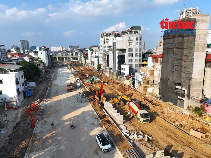 Đường Vành đai 2,5 Hà Nội đặt mục tiêu hoàn thành trong năm 2026, góp phần phát triển kinh tế - xã hội của Thủ đô. Ảnh: Thế Đoàn