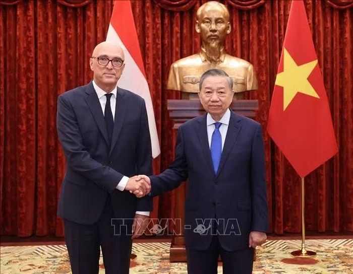 Tổng Bí thư, Chủ tịch nước Tô Lâm tiếp Đại sứ Vương quốc Hà Lan Remco van Wijngaarden. Ảnh: Thống Nhất/TTXVN