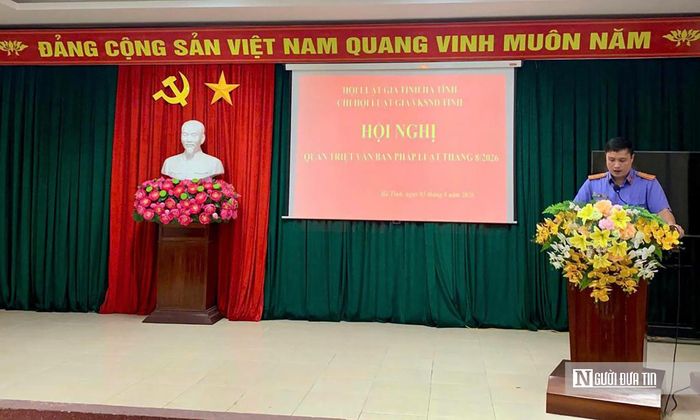 Chi hội Luật gia VKSND tỉnh Hà Tĩnh tổ chức hội nghị quán triệt văn bản pháp luật mới.
