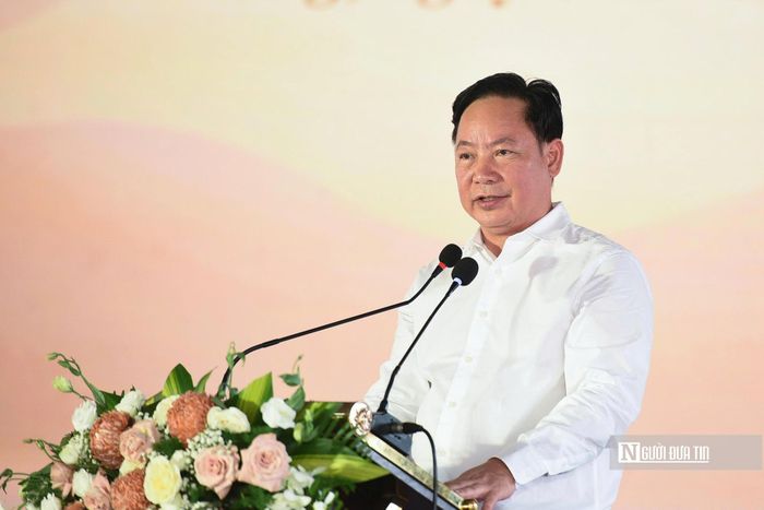 Ông Nguyễn Duy Kiên, Chủ tịch Tập đoàn KITA Group, nhấn mạnh điều quan trọng sau lễ tái khởi động là những công việc thực tế được triển khai tại Golden Hills.