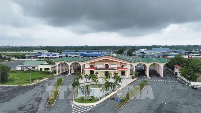 Cửa khẩu quốc tế đường bộ Khánh Bình, xã Khánh Bình, tỉnh An Giang. Ảnh: Thanh Sang - TTXVN