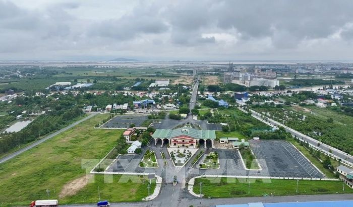 Cửa khẩu Quốc tế đường bộ Khánh Bình, tỉnh An Giang giữ vai trò quan trọng trong kết nối giao thương giữa Việt Nam và Campuchia. Ảnh: Thanh Sang - TTXVN