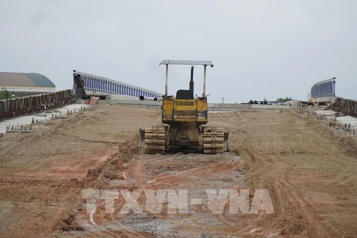 Phường Đồng Hới đã bàn giao mặt bằng 100% trên toàn bộ phạm vi. Ảnh: Thanh Thuỷ-TTXVN