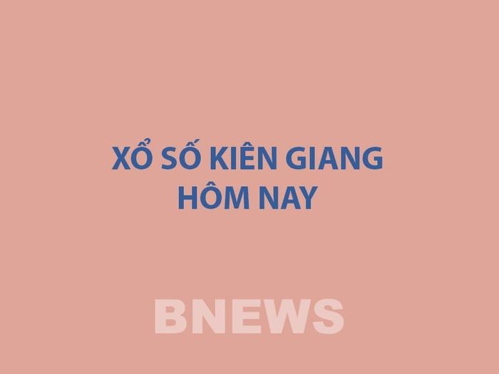 XSKG 4/10. Kết quả xổ số Kiên Giang hôm nay 4/10/2026. XSKG ngày 4/10