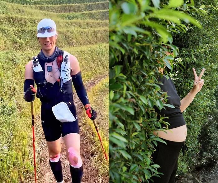 Nhan Phúc Vinh có sở thích chạy bộ địa hình. Nam diễn viên hài hước trêu vợ khi chụp bộ ảnh mang bầu. Chia sẻ về khoảnh khắc đời thường của Nhan Phúc Vinh nhận sự yêu thích từ khán giả.