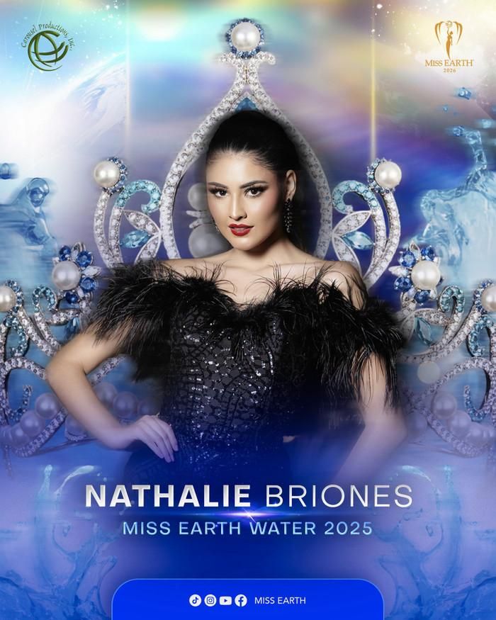 Nathalie Briones đến từ Chile được bổ nhiệm trở thành Miss Earth Water 2025 thay cho Trịnh Mỹ Anh.